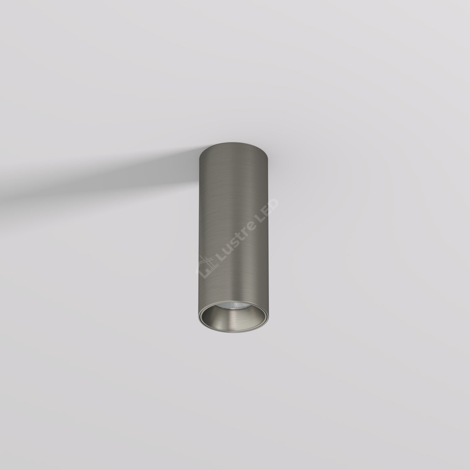 Spot LED SHINE TUBE Dark Nickel Aplicat Rotund 7W Premium Ø4.5 x H11.5 CM | CRI≥90 | 3000K