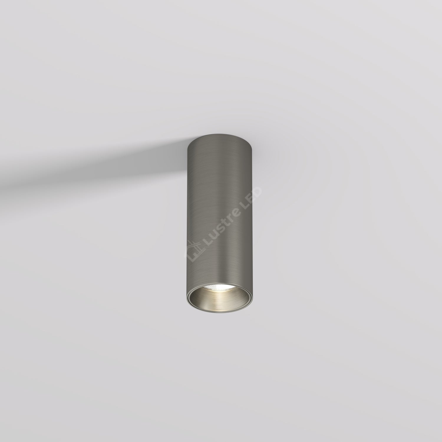 Spot LED SHINE TUBE Dark Nickel Aplicat Rotund 7W Premium Ø4.5 x H11.5 CM | CRI≥90 | 3000K