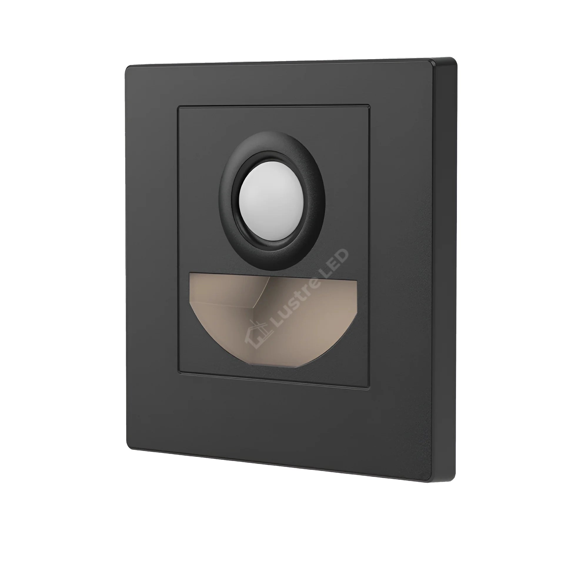Spot LED Treapta STEP Black Square 3W CCT cu Senzor de Miscare