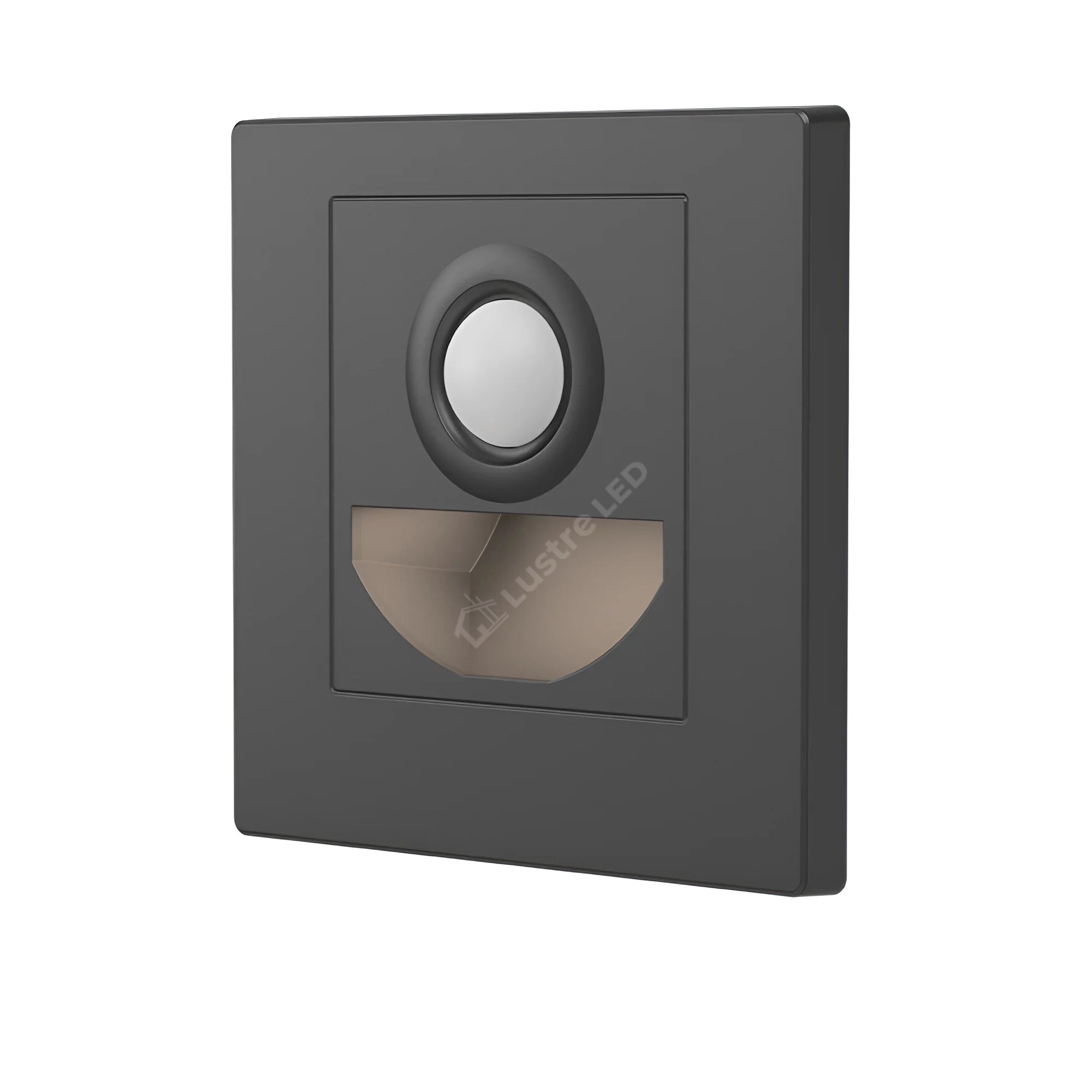 Spot LED Treapta STEP Grey Square 3W CCT cu Senzor de Miscare