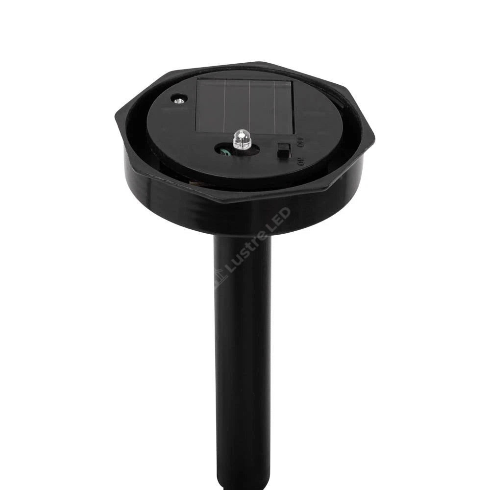 Stalp de Gradina Sole cu Incarcare Solara RGB 33cm