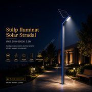 Stalp Iluminat Stradal Solar IP65 30W 6500K 3.5M