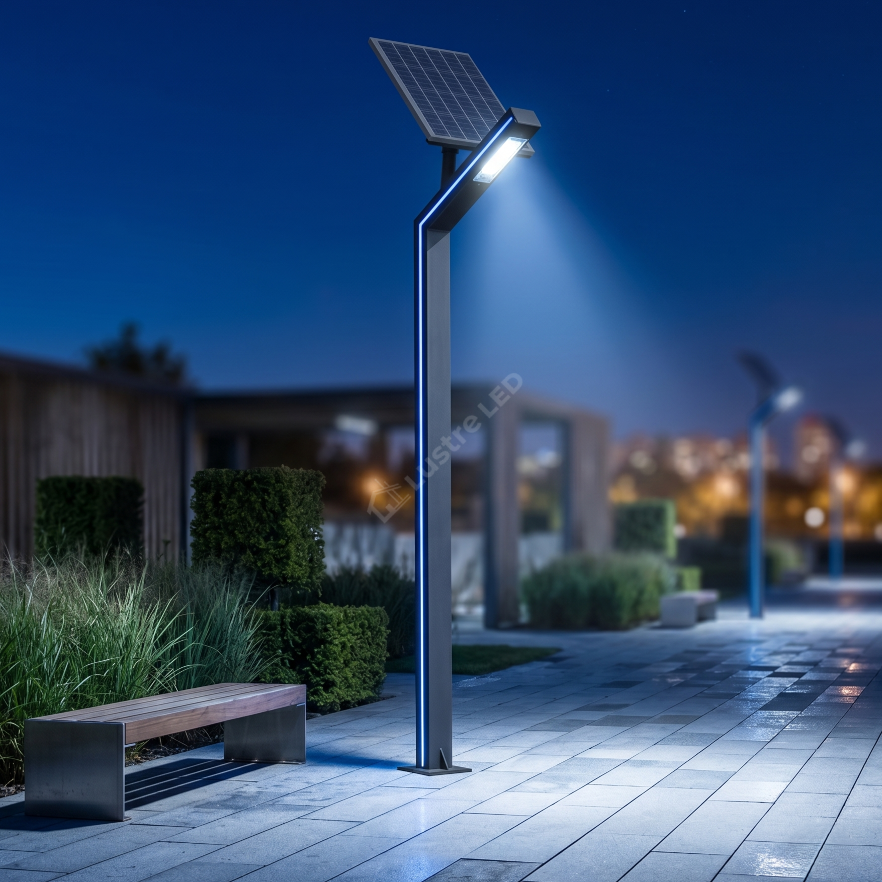 Stalp Iluminat Stradal Solar IP65 30W 6500K 3.5M