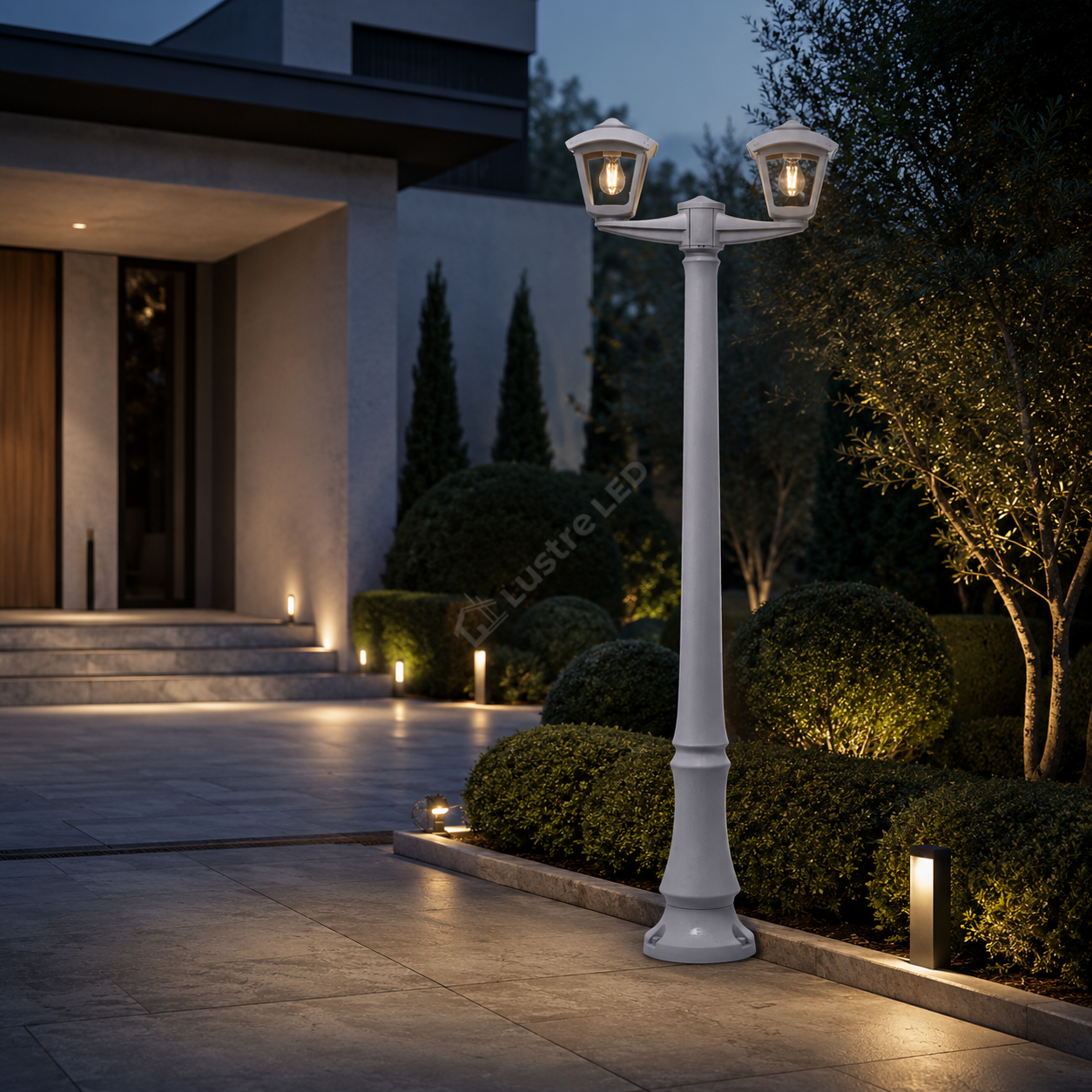 Stalp LED Gradina PIAZZA Fumagalli Grey CCT 167CM IP55 Echivalent 75W