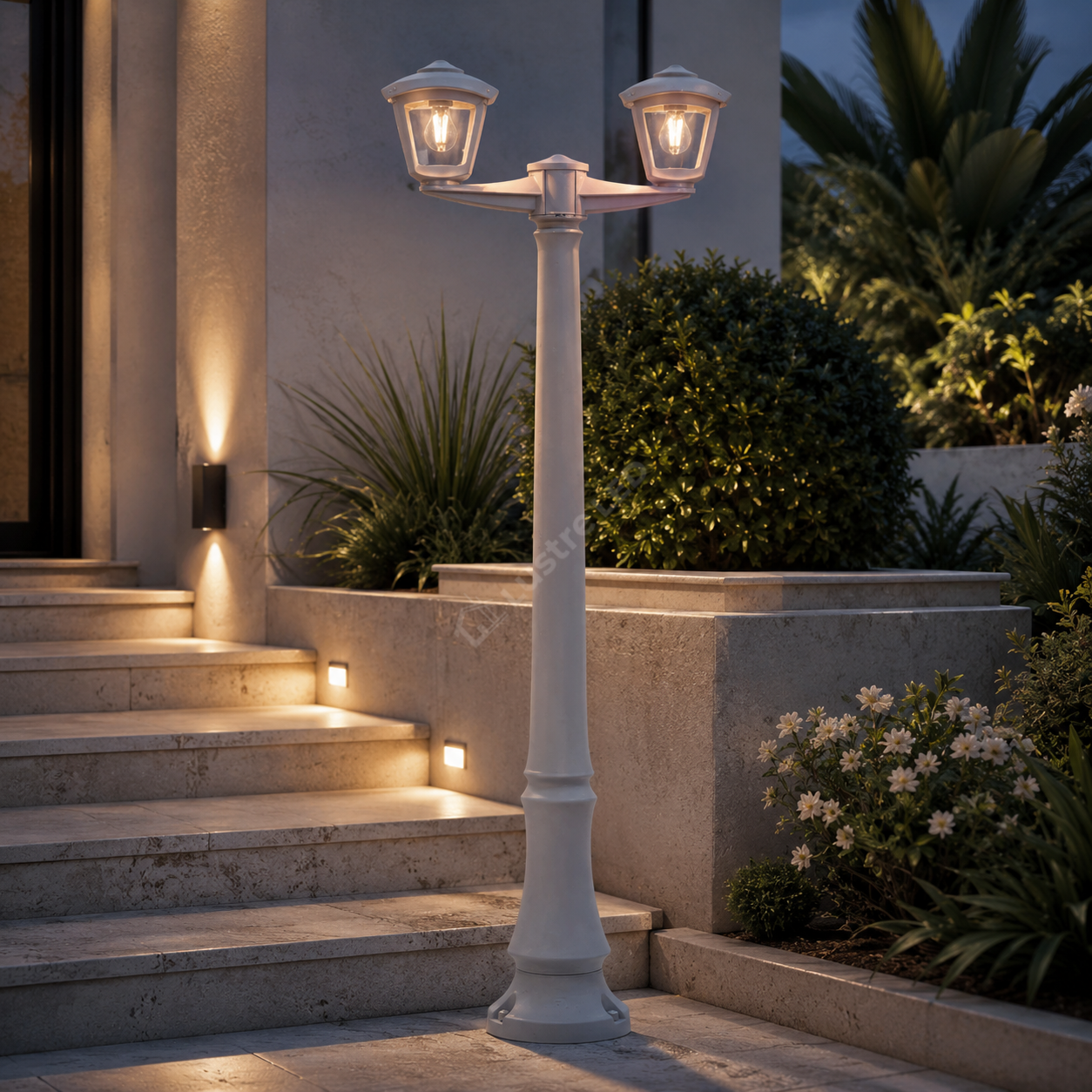 Stalp LED Gradina PIAZZA Fumagalli Grey CCT 167CM IP55 Echivalent 75W
