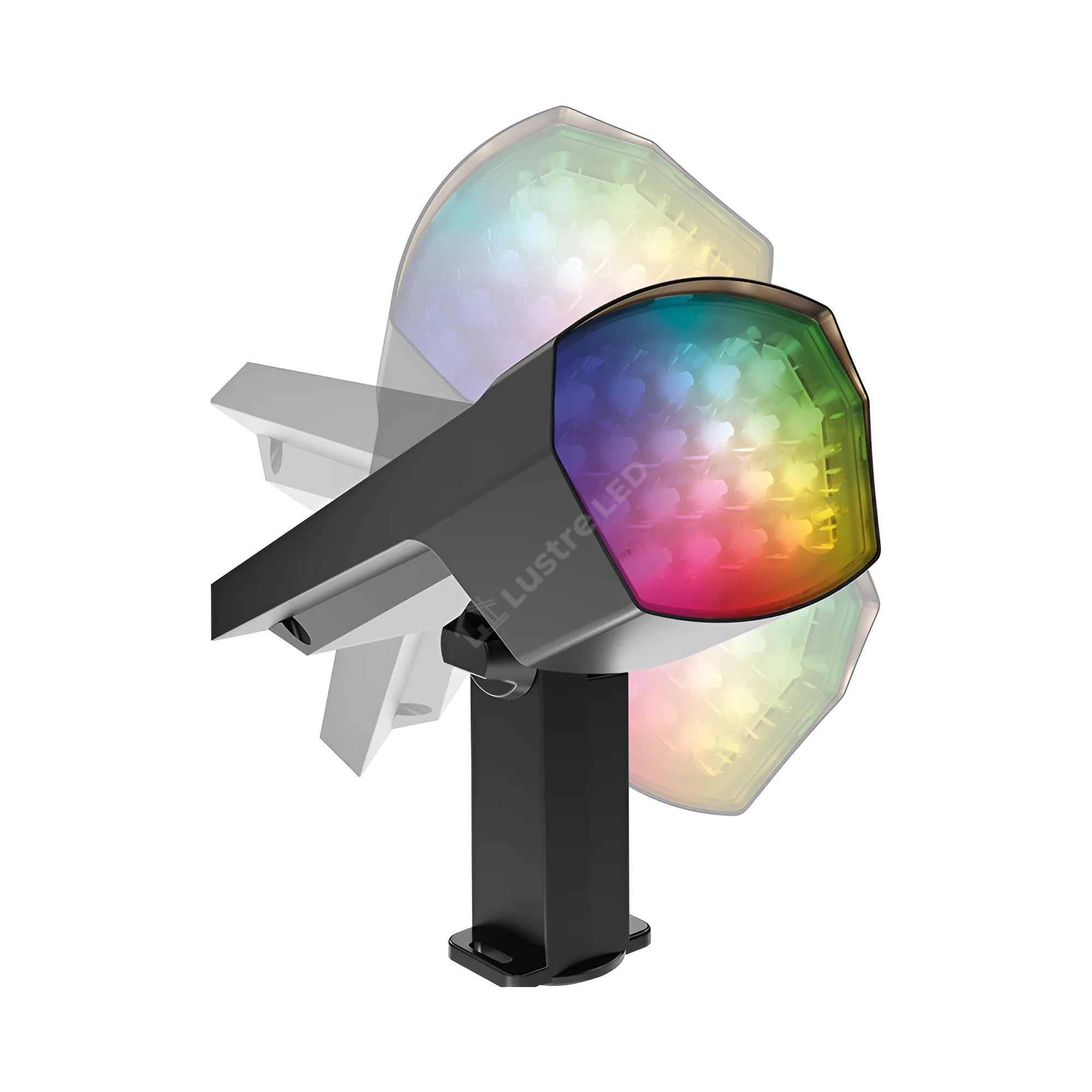 Stalp LED Gradina SPIKE 12W RGB Dimabil cu Incarcare Solara IP65