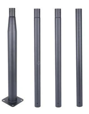 Stalp Metalic Gri Modular 3.5m STALP ORNAMENTAL / GRI ornamental pole