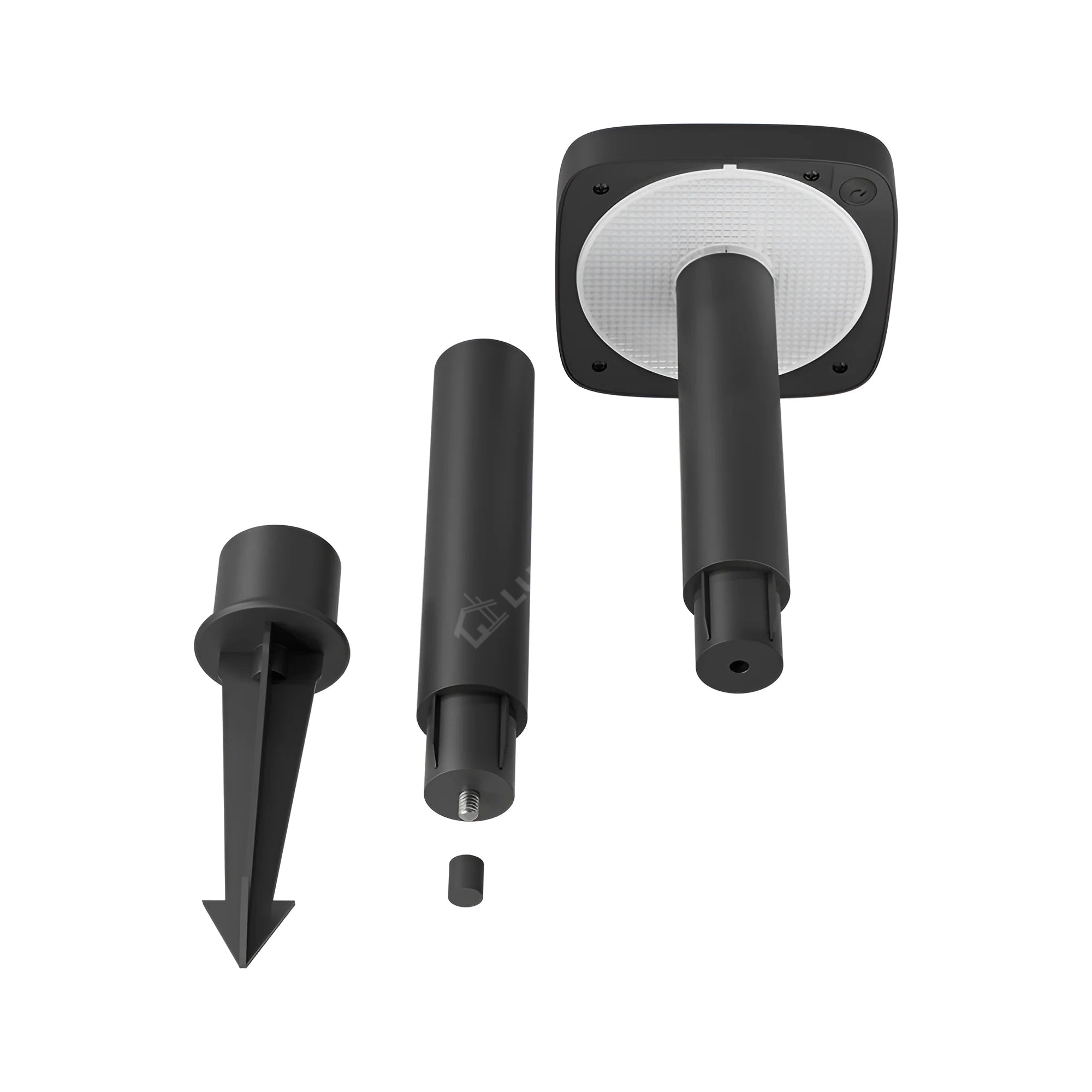 Stalpisor de Gradina cu Incarcare Solara si Senzor Spike Black IP65 47.5CM
