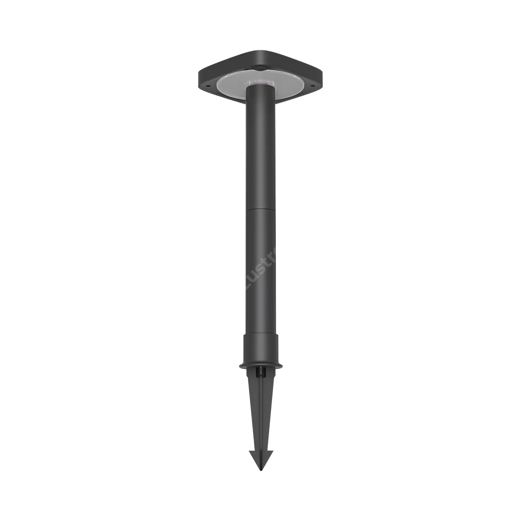 Stalpisor de Gradina cu Incarcare Solara si Senzor Spike Black IP65 47.5CM