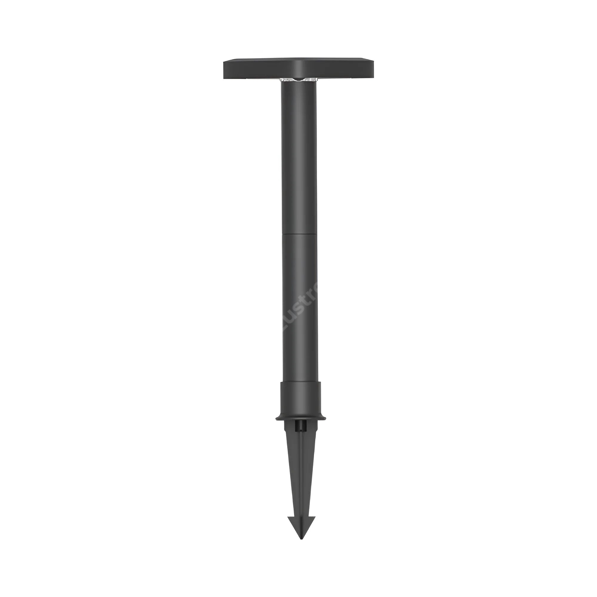 Stalpisor de Gradina cu Incarcare Solara si Senzor Spike Black IP65 47.5CM