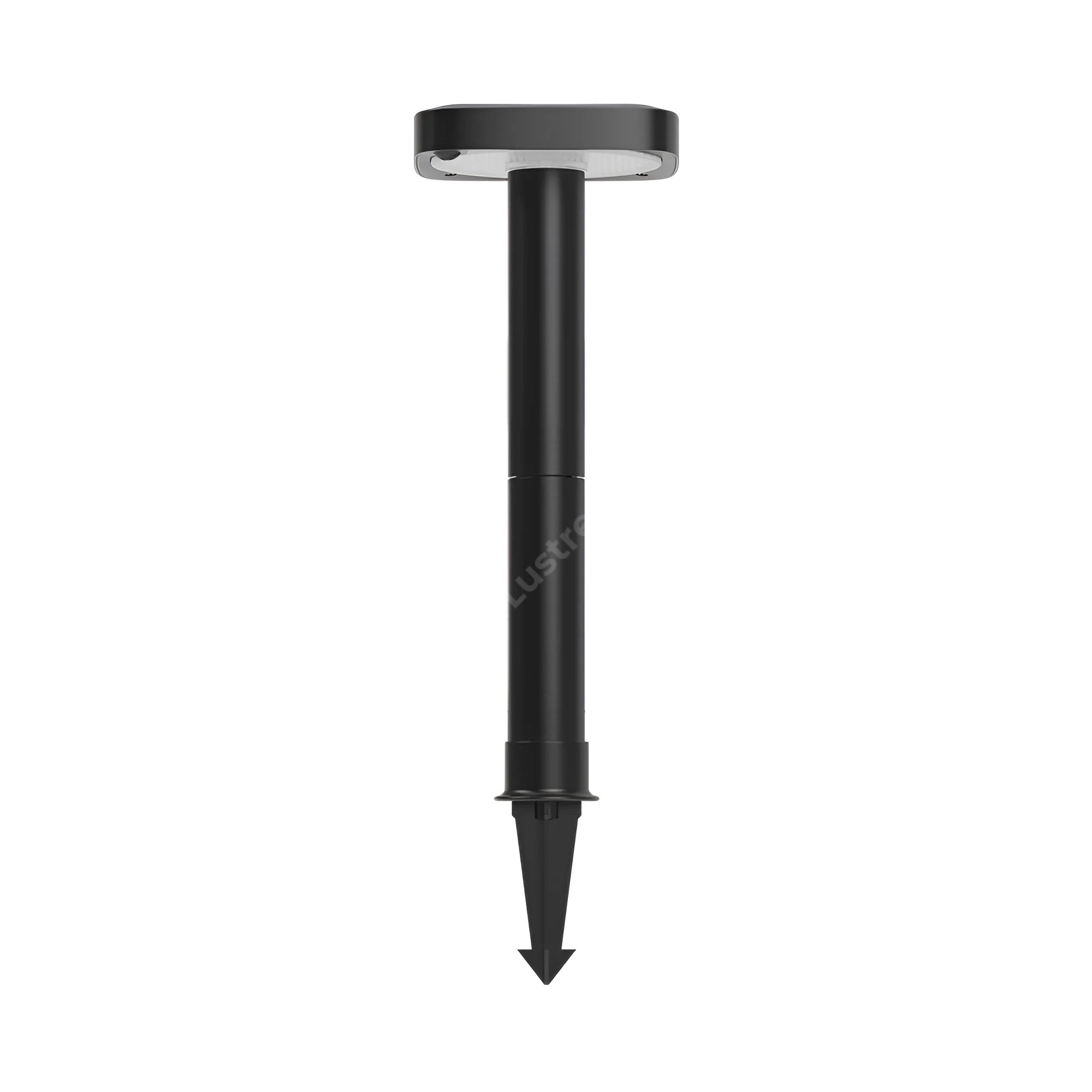 Stalpisor de Gradina cu Incarcare Solara si Senzor Spike Black IP65 47.5CM