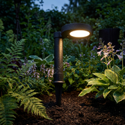 Stalpisor de Gradina cu Incarcare Solara si Senzor Spike Black IP65 47CM