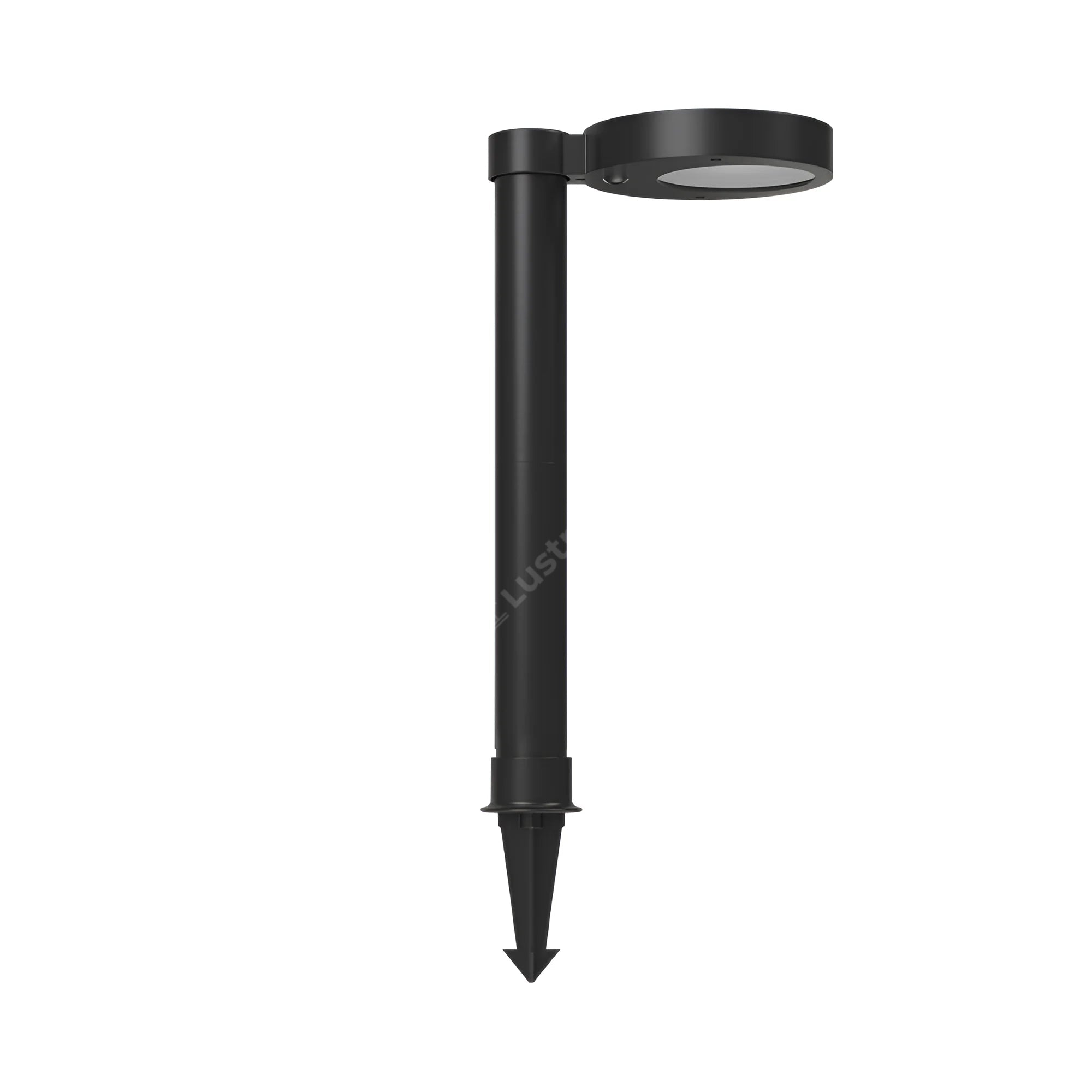 Stalpisor de Gradina cu Incarcare Solara si Senzor Spike Black IP65 47CM