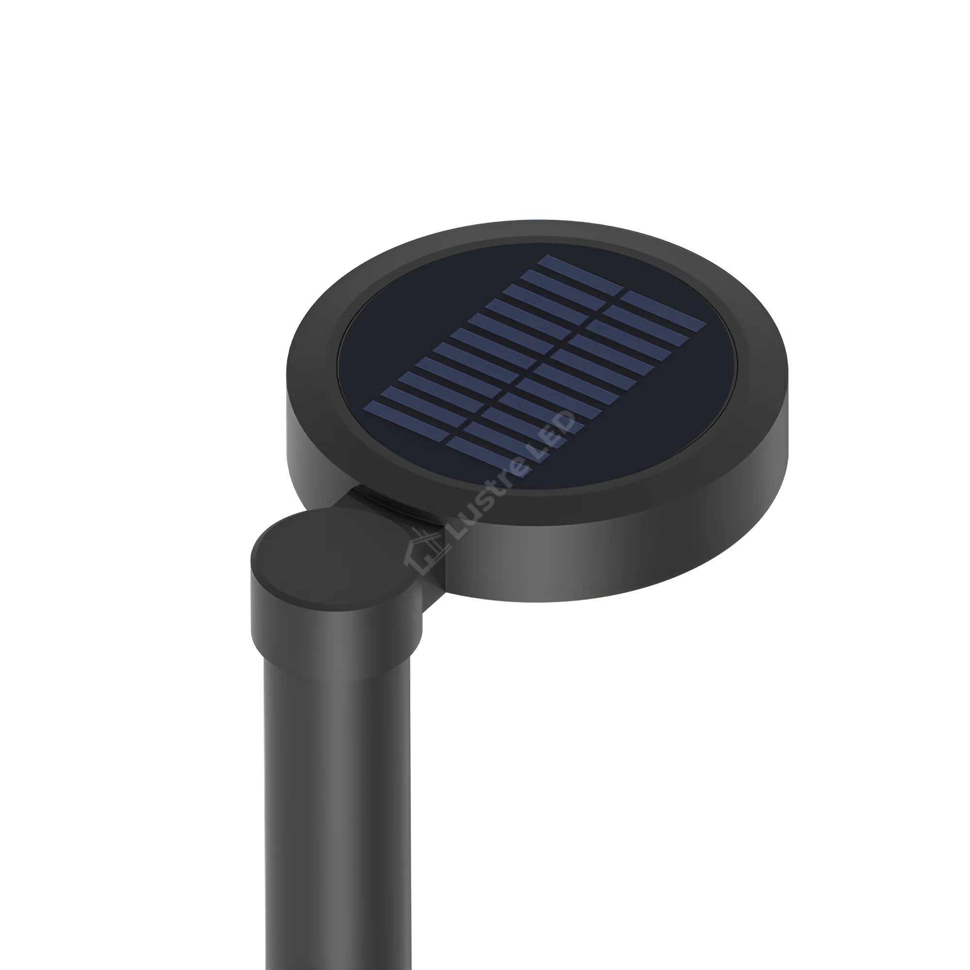 Stalpisor de Gradina cu Incarcare Solara si Senzor Spike Black IP65 47CM