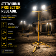 Stativ Telescopic pentru Proiector 1.6 Metri Reglabil Dublu
