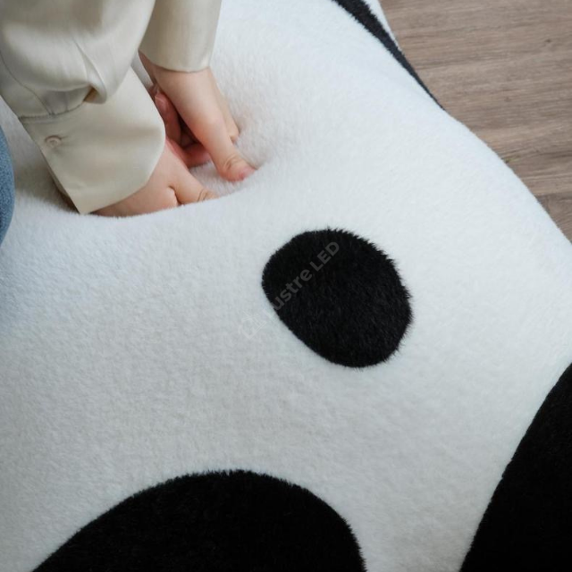 Taburet Decorativ PANDA Alb 100CM