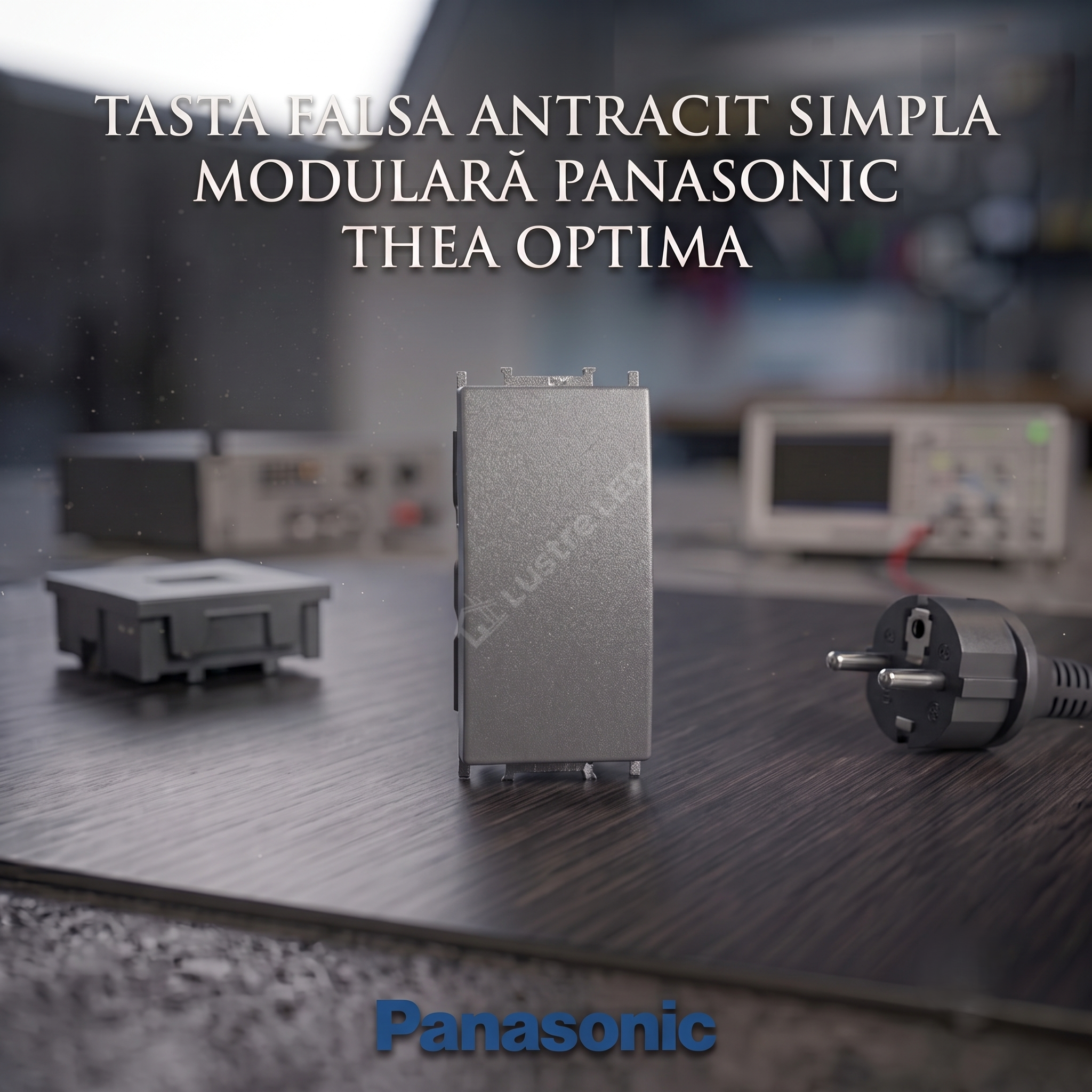 Tasta Falsa Antracit Simpla Modulara Panasonic Thea Optima
