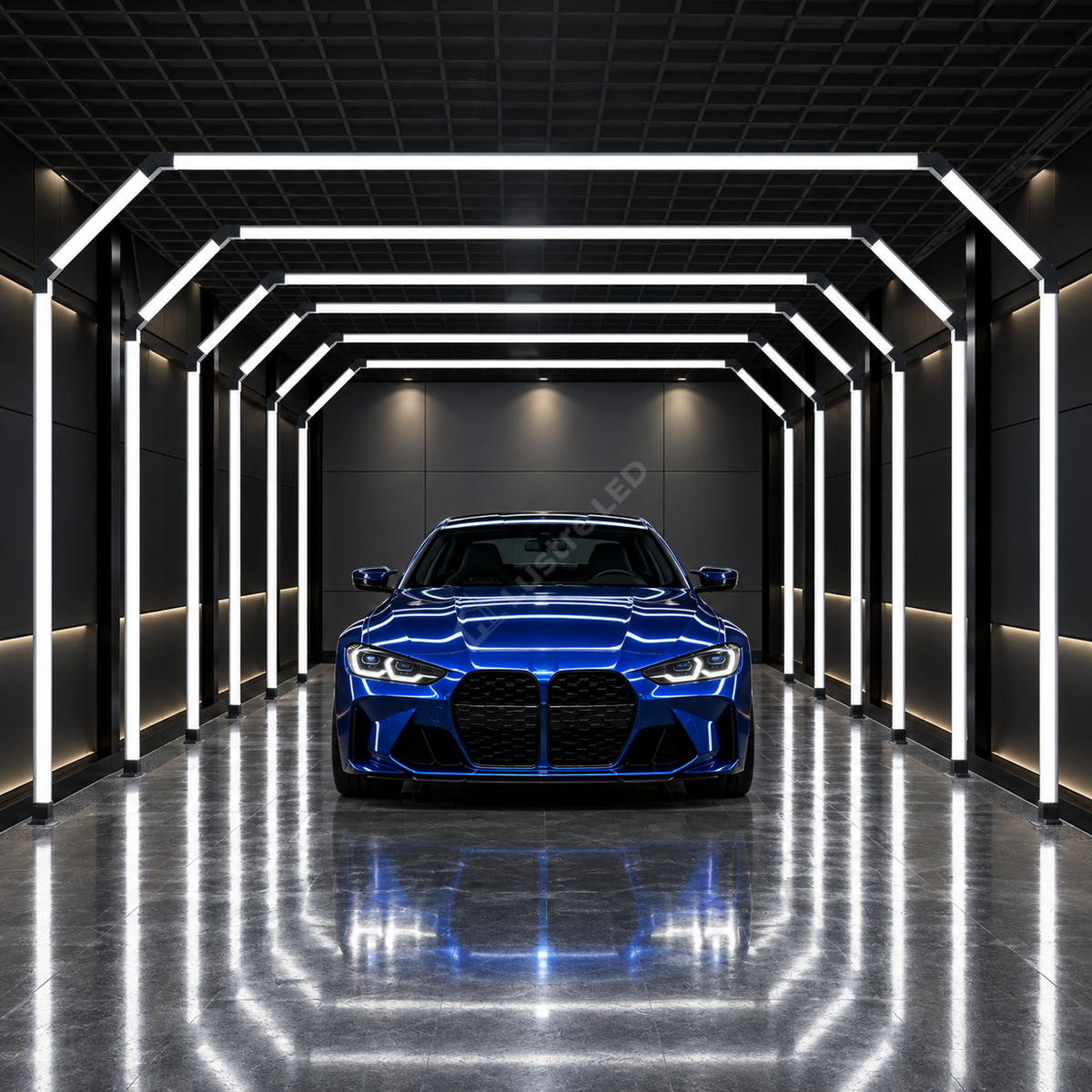 Tunel LED Detailing Auto 1470W | 6000K | 147000lm | 438x524CM