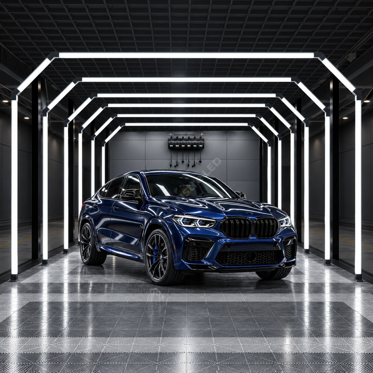 Tunel LED Detailing Auto 1470W | 6000K | 147000lm | 438x524CM