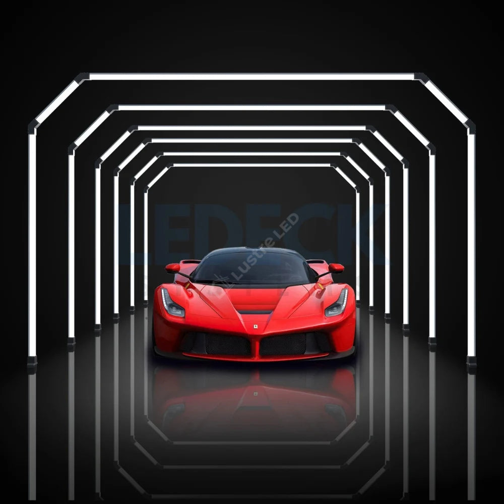 Tunel LED Detailing Auto 1470W | 6000K | 147000lm | 438x524CM