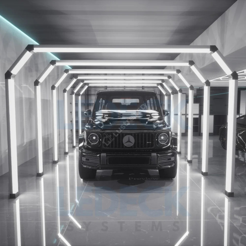 Tunel LED Detailing Auto 1470W | 6000K | 147000lm | 438x524CM