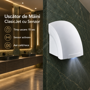 Uscator de Maini ClasicJet cu Senzor si Aer Cald/Rece