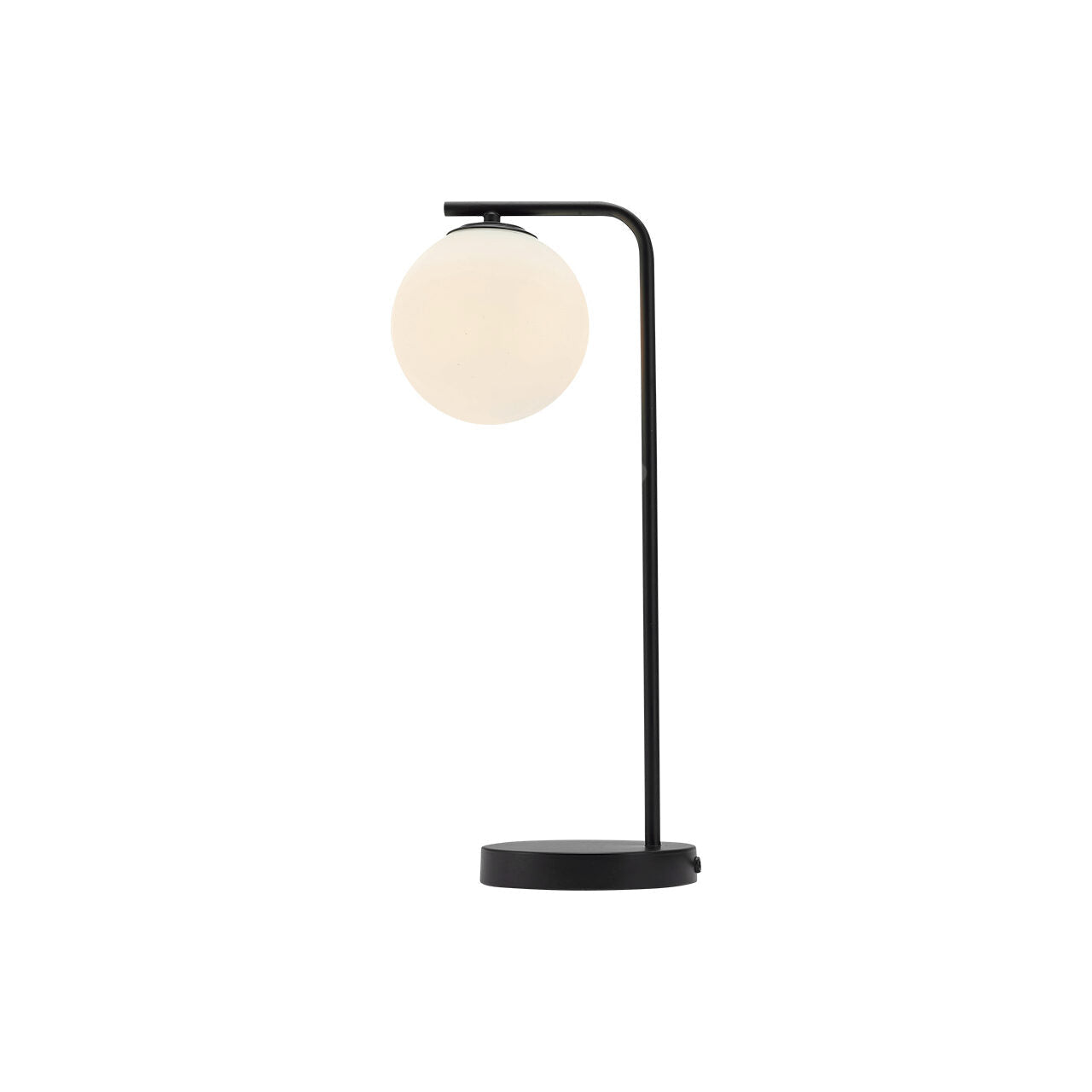 Veioza Abajur MYRA Black 55.5CM 1xG9 cu Abajur