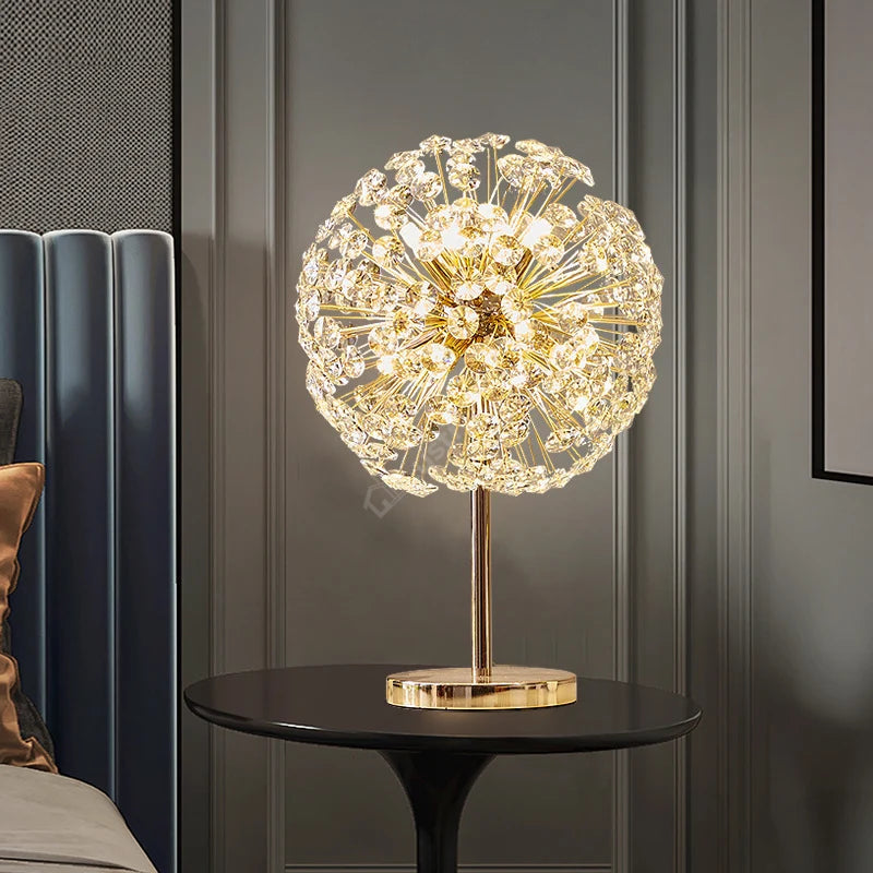 Veioza Cristal LUXURY Golden Dandelion 57cm