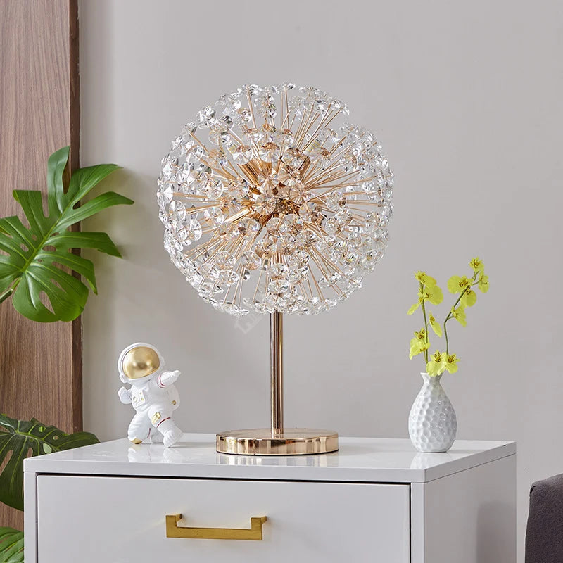 Veioza Cristal LUXURY Golden Dandelion 57cm