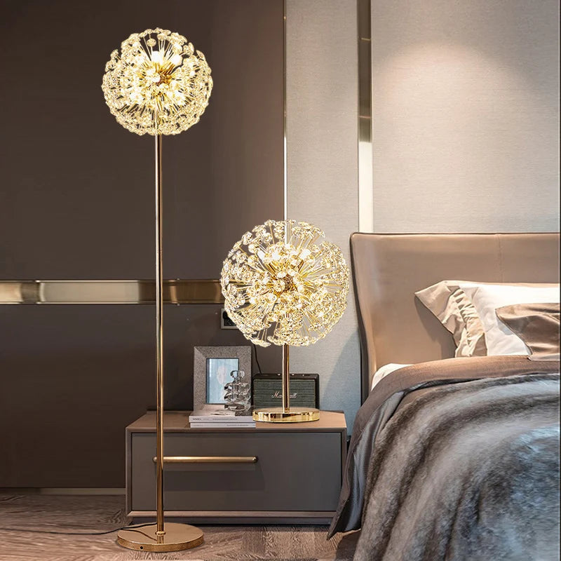 Veioza Cristal LUXURY Golden Dandelion 57cm