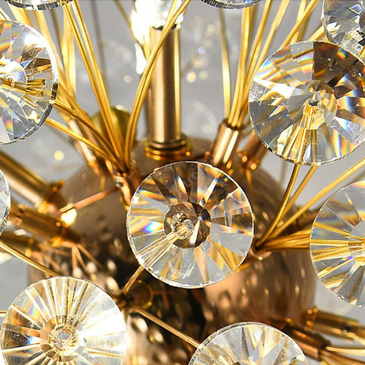 Veioza Cristal LUXURY Golden Dandelion 57cm