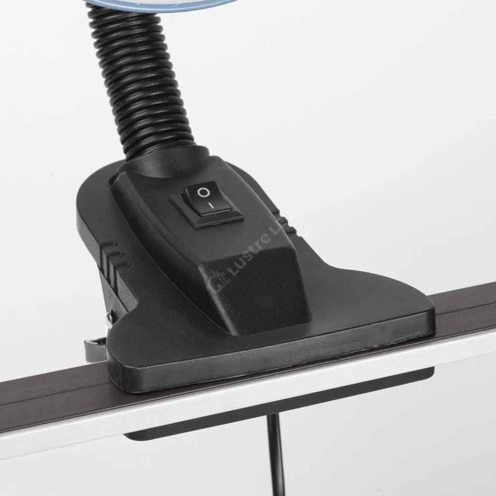 Veioza cu Clema Prindere Clip Bleu 27 CM | 1xE27