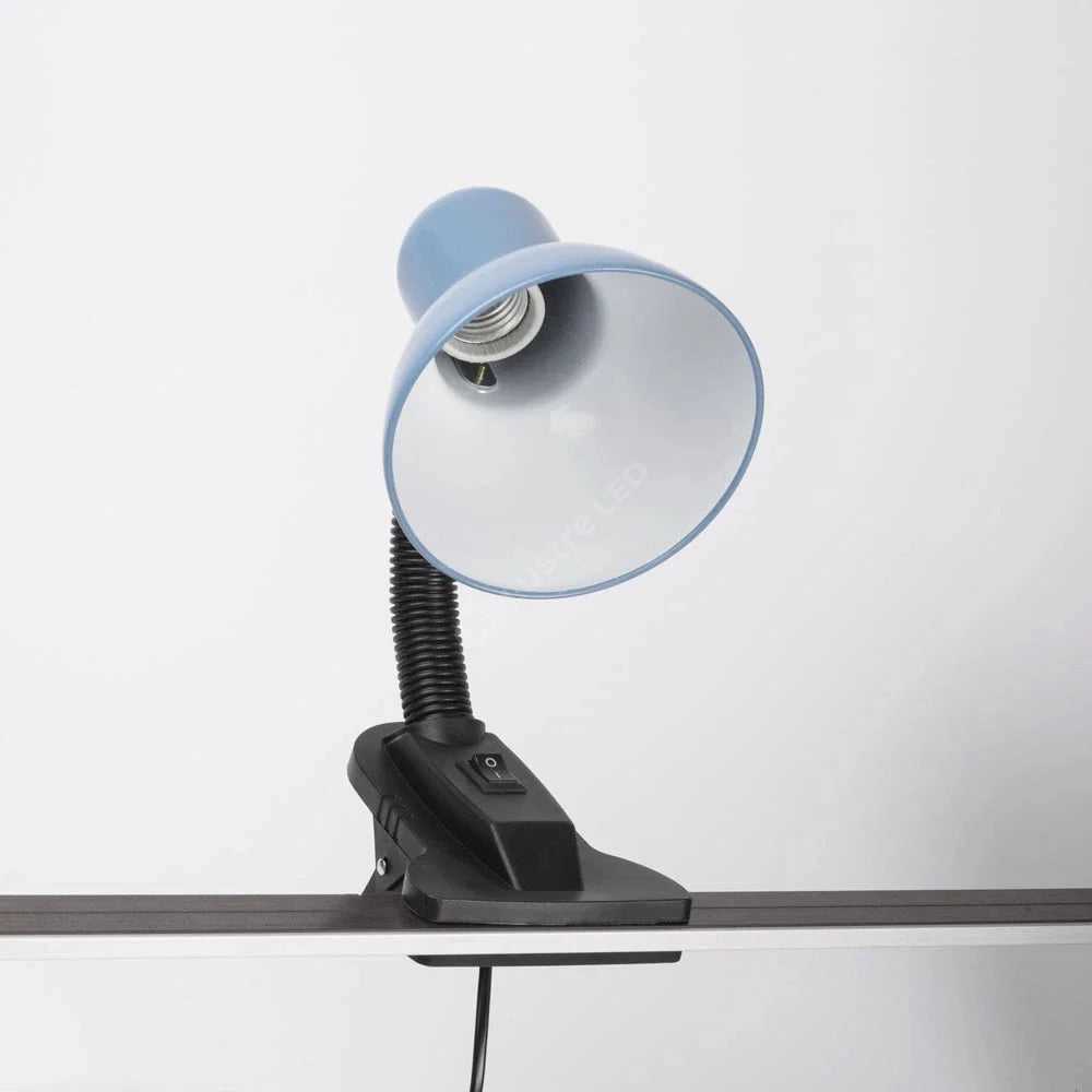 Veioza cu Clema Prindere Clip Bleu 27 CM | 1xE27