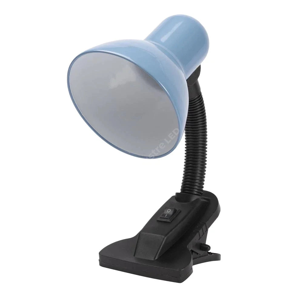Veioza cu Clema Prindere Clip Bleu 27 CM | 1xE27