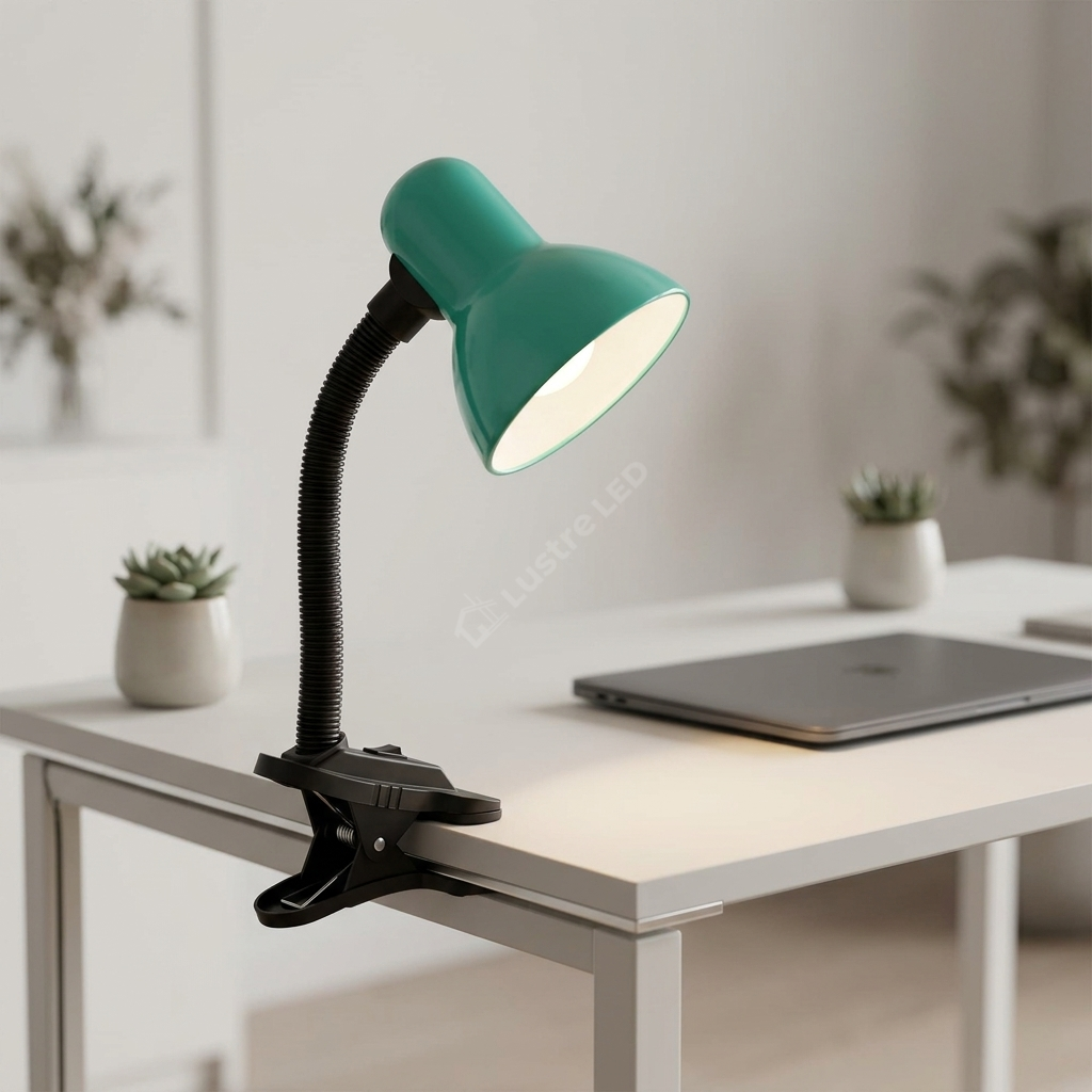 Veioza cu Clema Prindere Clip Green 27 CM | 1xE27