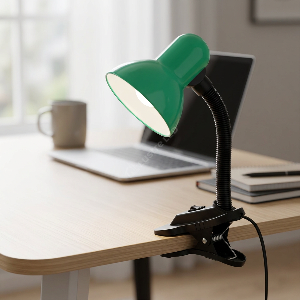 Veioza cu Clema Prindere Clip Green 27 CM | 1xE27