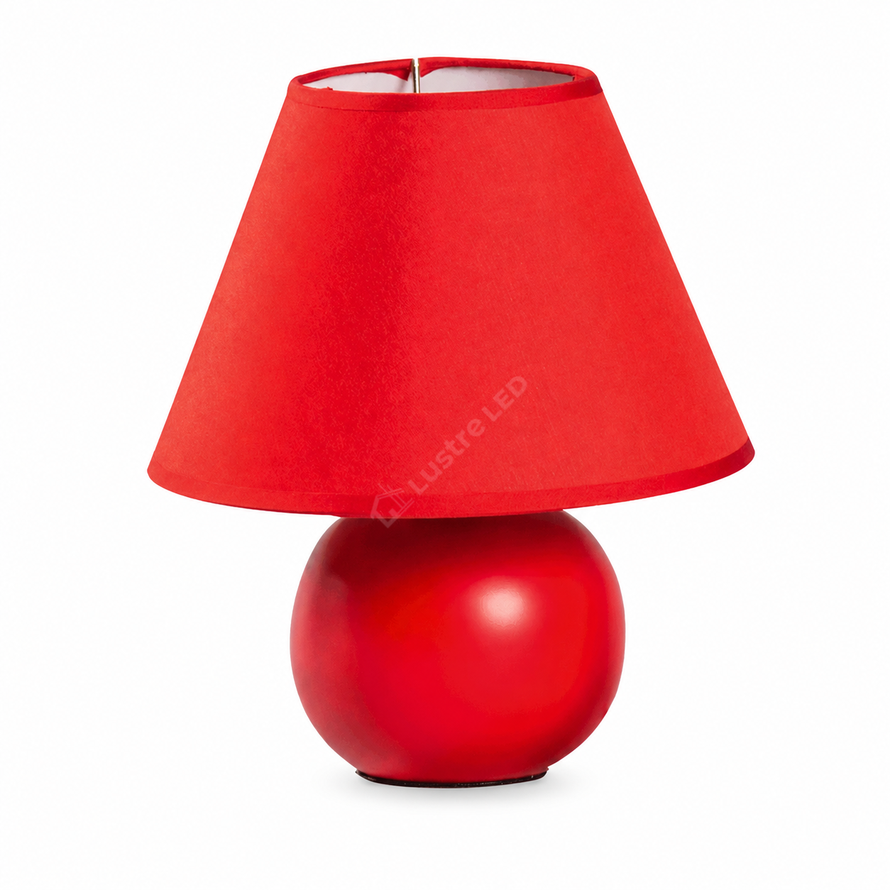 Veioza Decorativa ESIK ESIK Red 1xE14 cu Abajur 22CM