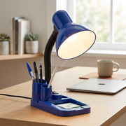 Veioza Klara Bleu cu Suport Pixuri 31 cm | 1xE27