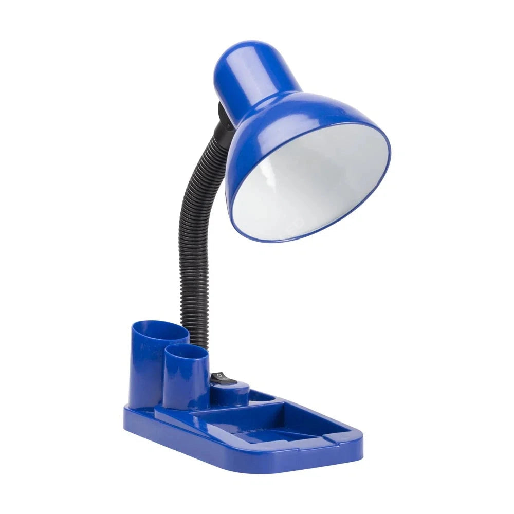 Veioza Klara Bleu cu Suport Pixuri 31 cm | 1xE27