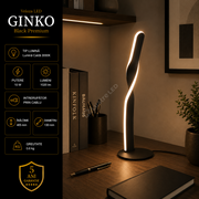 Veioza LED Premium Ginko Black 10W | 41CM | 3000K