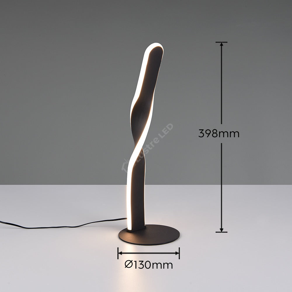 Veioza LED Premium Ginko Black 10W | 41CM | 3000K