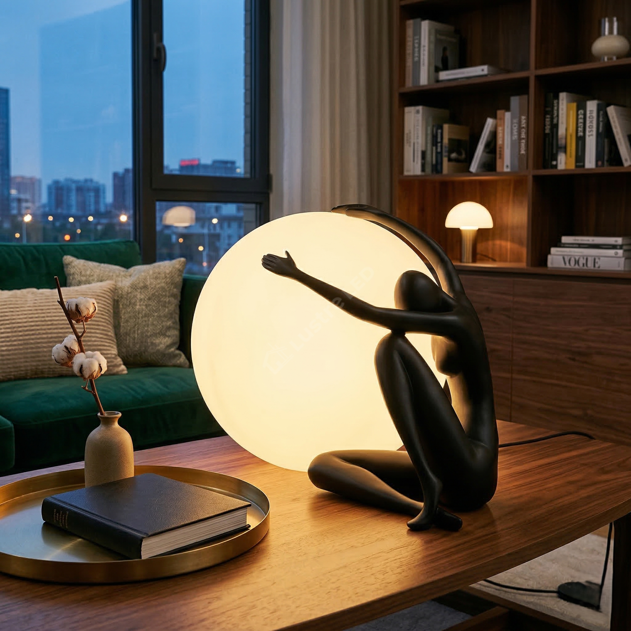 Veioza Luxury Decorativa Silent Embrace 1xE27