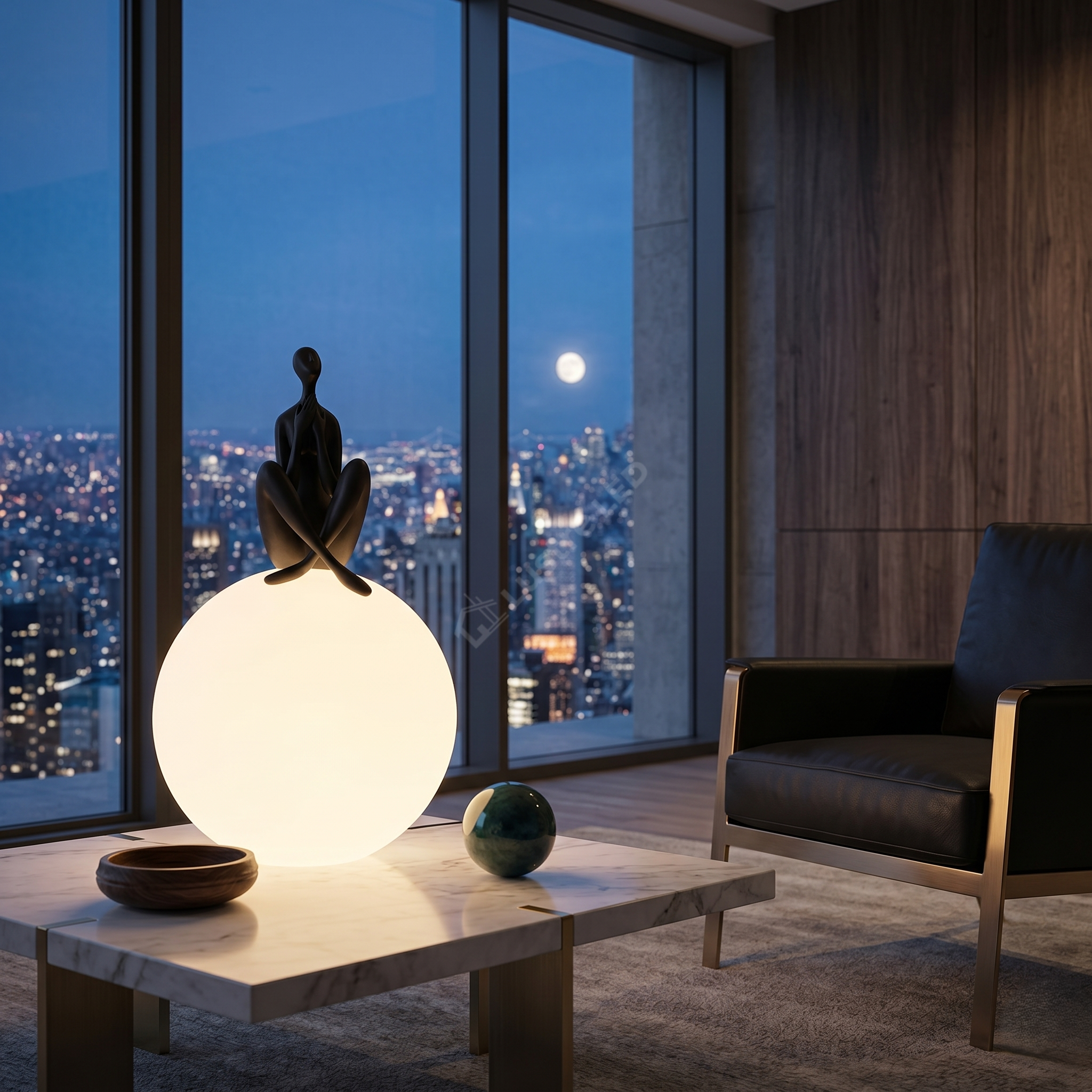 Veioza Luxury Decorativa Silent Solrise 1xE27