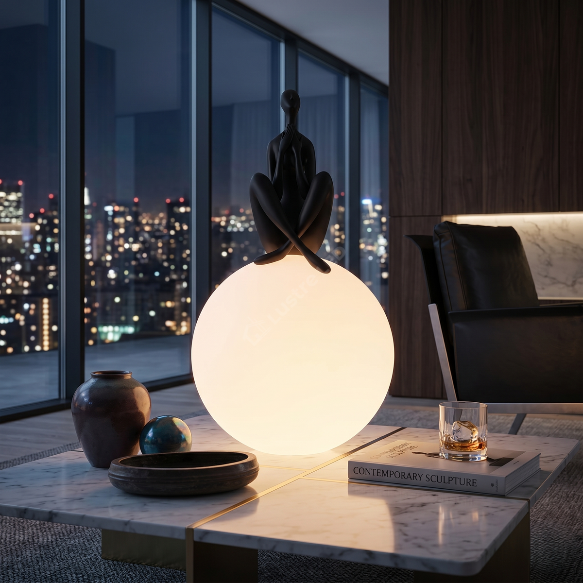 Veioza Luxury Decorativa Silent Solrise 1xE27