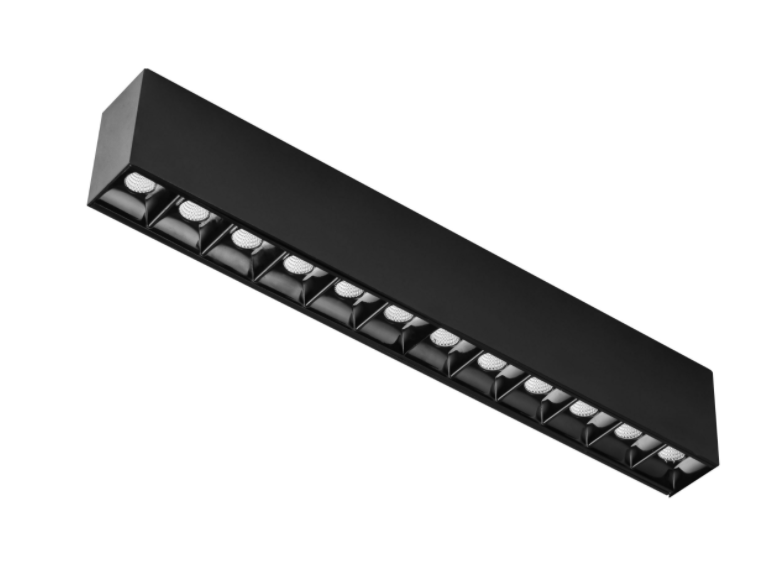 Spot LED 12W 22cm Magnetic Liniar SMART CCT Negru Telecomanda