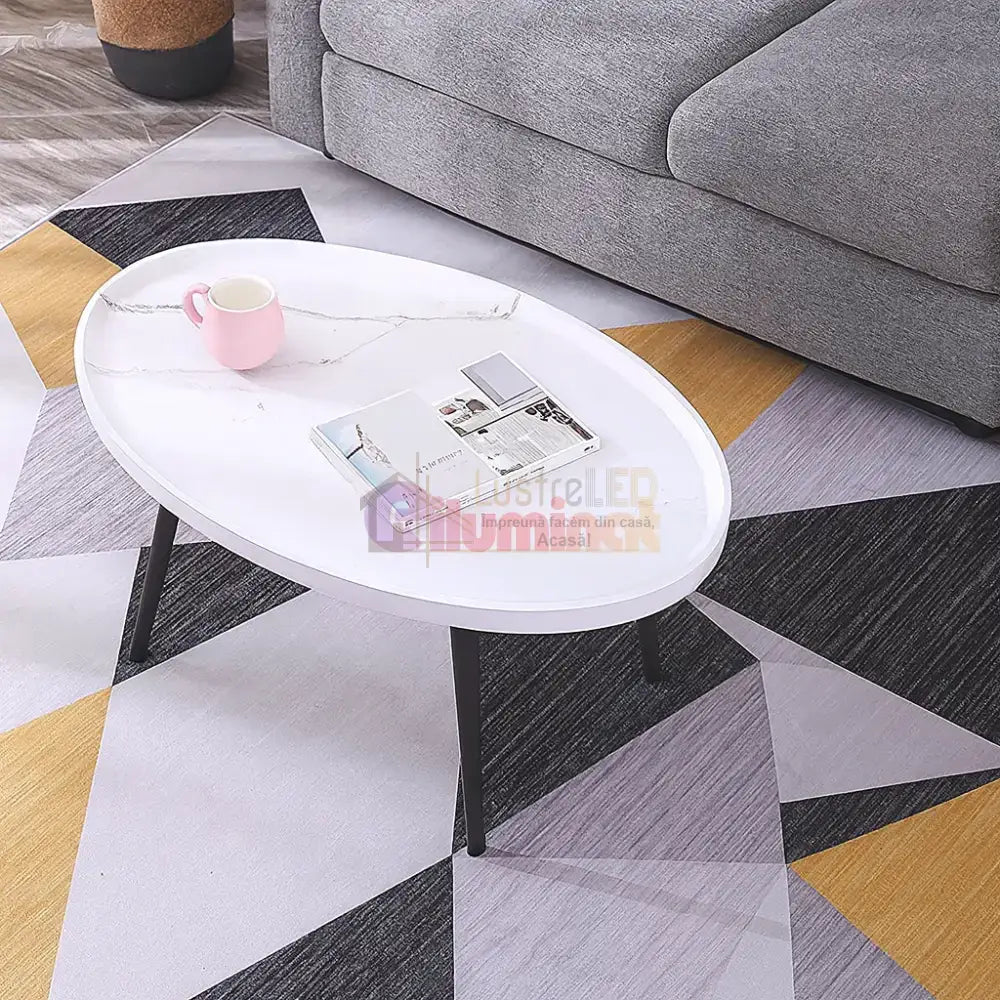 Masa Decorativa Ovala Serena Bloom MASA DECORATIVA / ALBA / 80CM decorative table