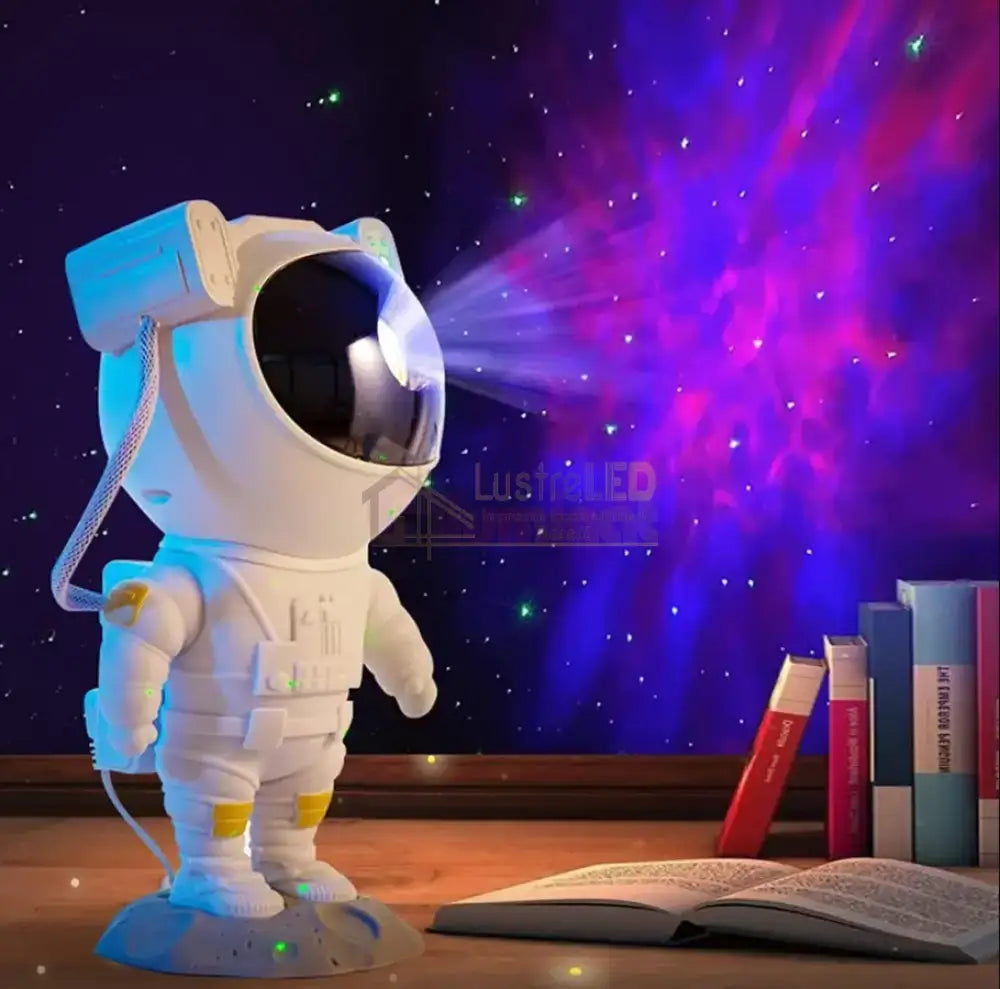 Mini Astronaut Cu Telecomanda Proiectie Galaxie Nebuloasa Table Lamp