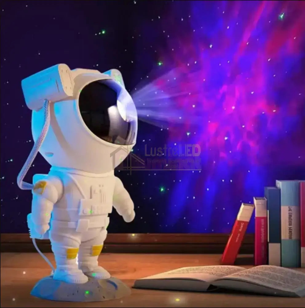 Mini Astronaut Cu Telecomanda Proiectie Galaxie Nebuloasa Table Lamp