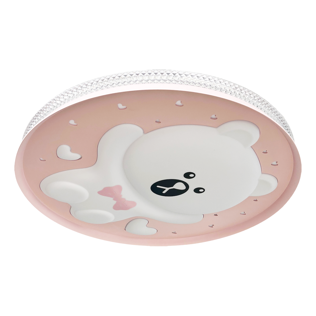 Lustra LED Bear Pink Premium Ø49CM Echivalent 350W