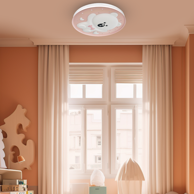 Lustra LED Bear Pink Premium Ø49CM Echivalent 350W